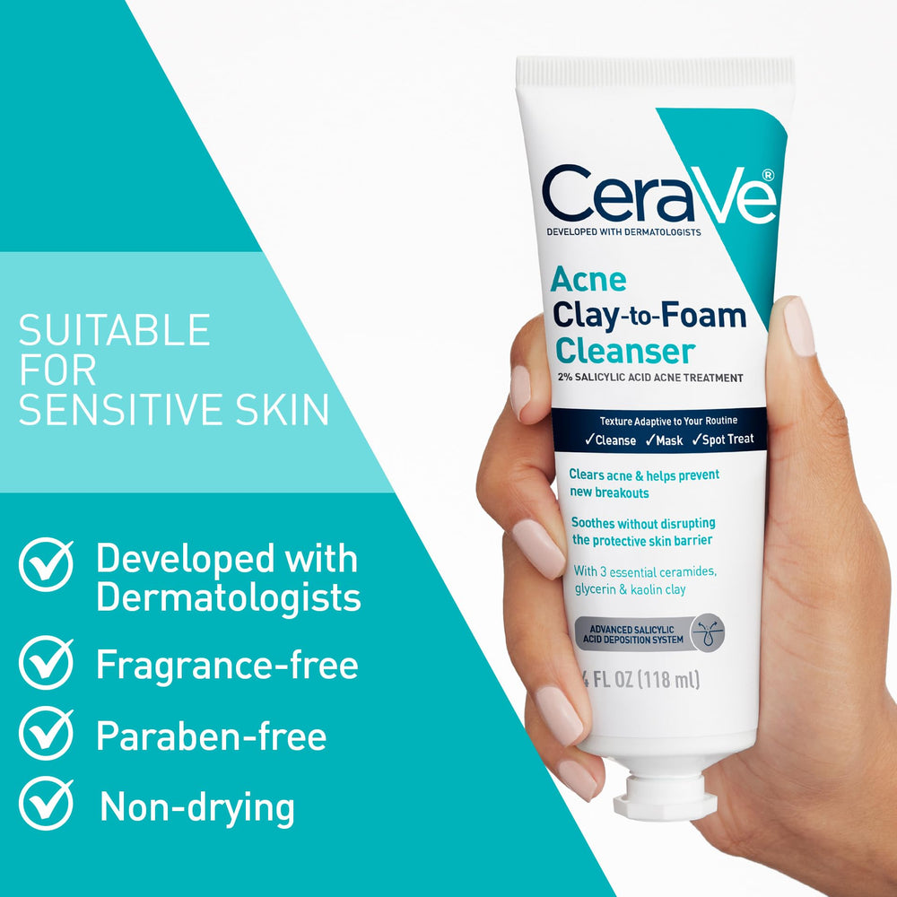 CeraVe kaolin-arcilla: absorbe grasa y purifica sin resecar.