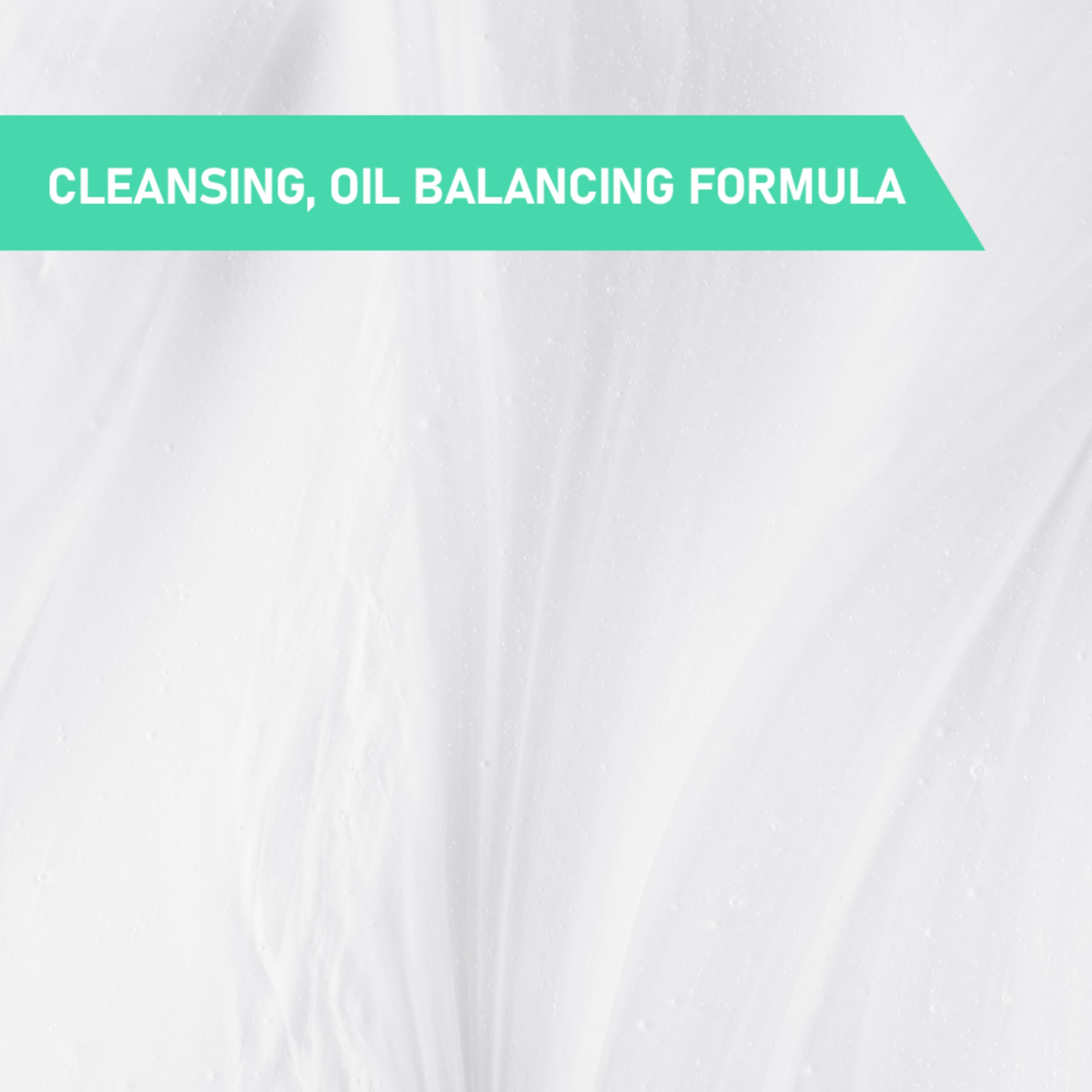 CeraVe lather close-up demonstrates lightweight hydration.