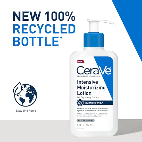 CeraVe Loción Intensiva Hydro-Urea, textura cremosa y absorción rápida