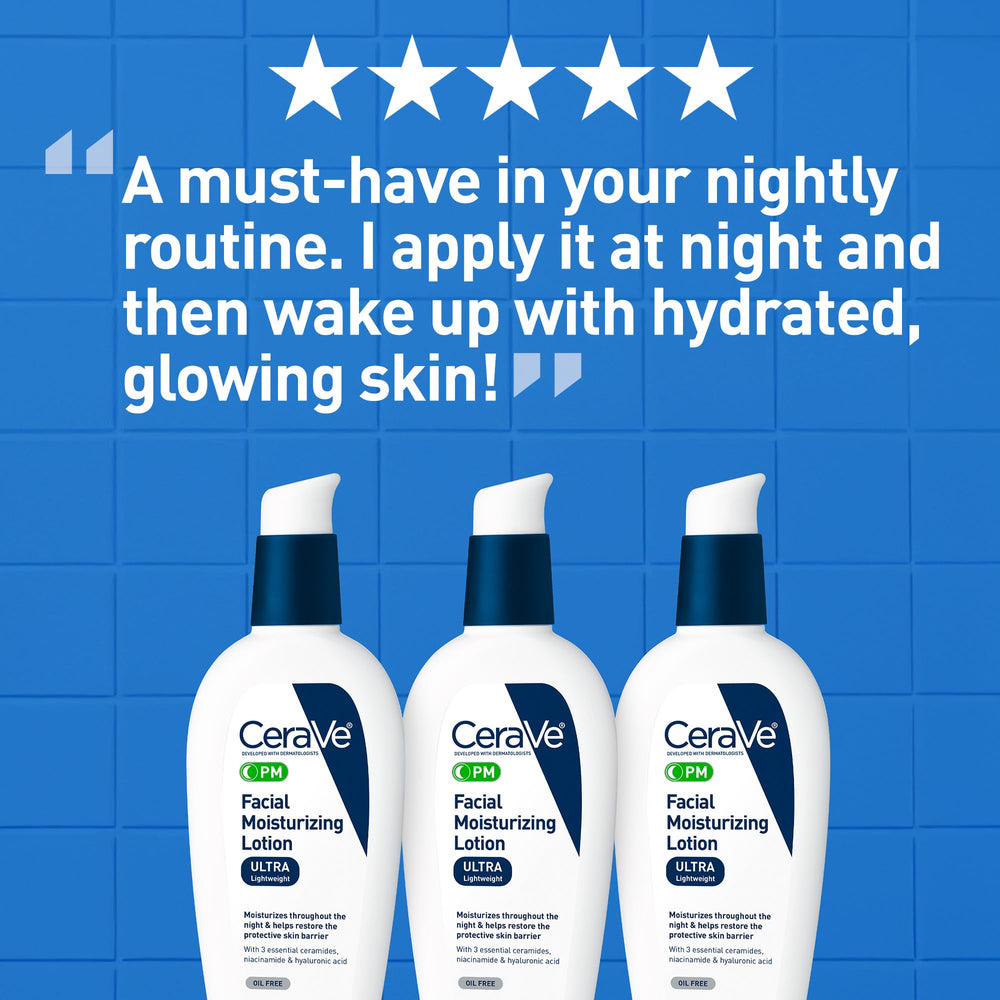 Cerave PM niacinamida que calma la piel durante la noche