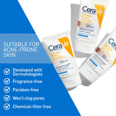 CeraVe protector con tinte funciona como primer solar para maquillaje ligero.