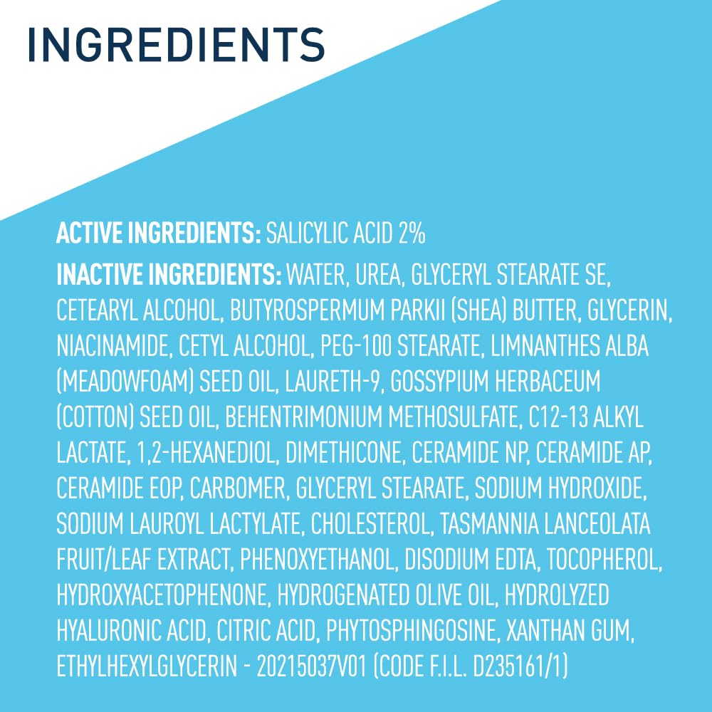 After cleansing use on dry skin to soften