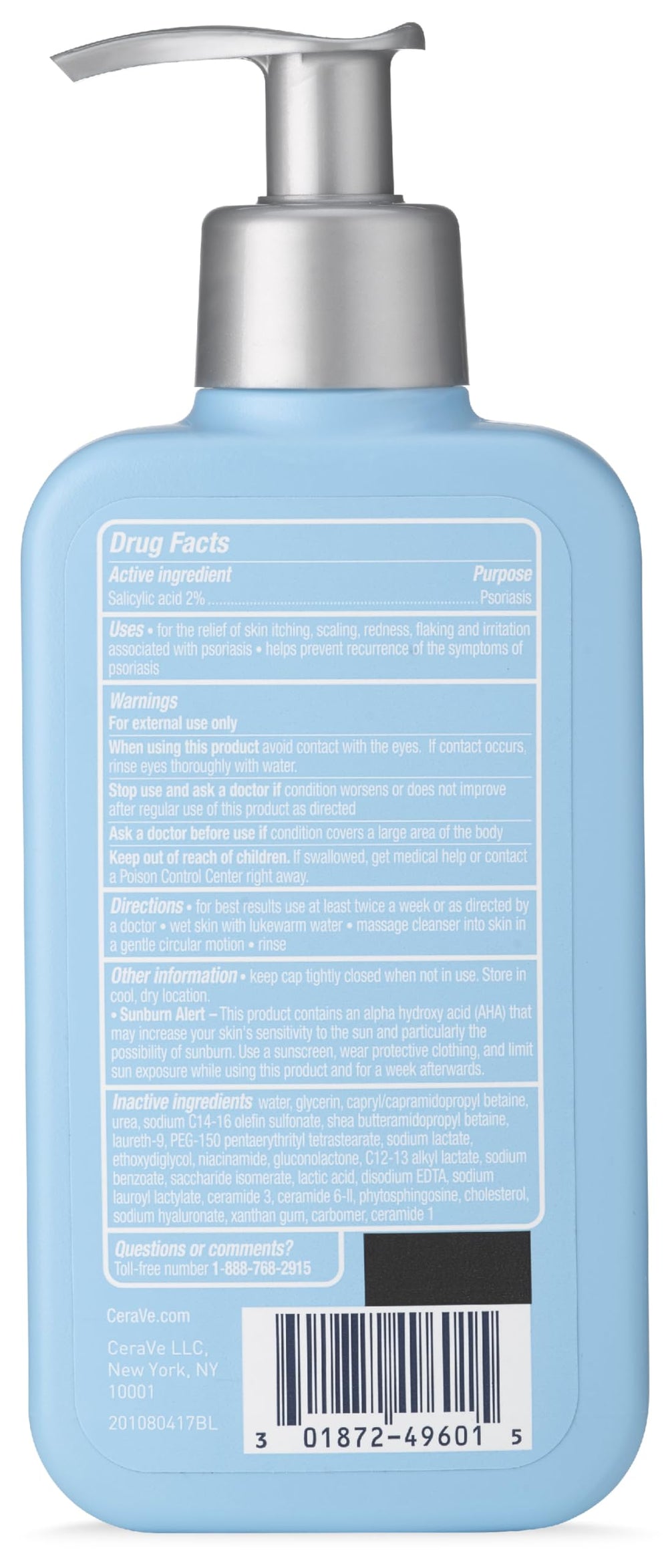 CeraVe Psoriasis: textura cremosa e hidratante para piel cómoda