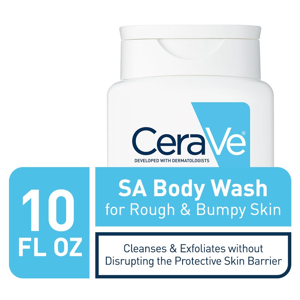 CeraVe SA Body Wash hidratación 24 horas para piel suave