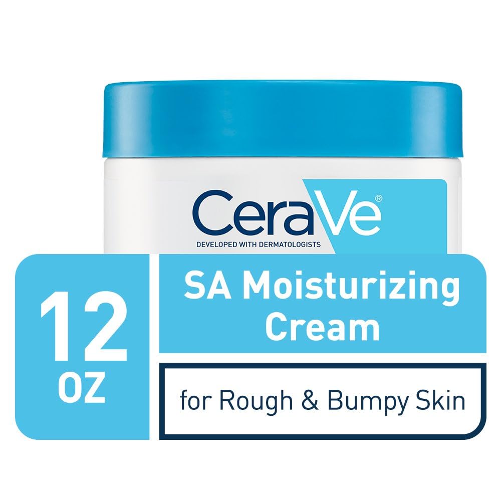 CeraVe SA Cream texture close-up demonstrates smooth, velvety finish.