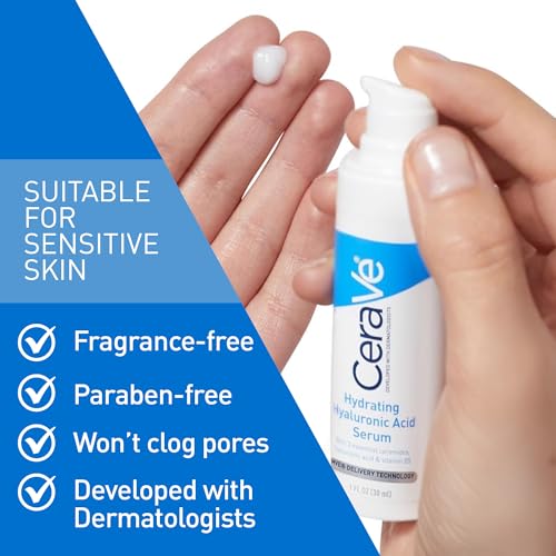 CeraVe serum con ceramidas 1-3-6-II, ayuda a restaurar la barrera de la piel.
