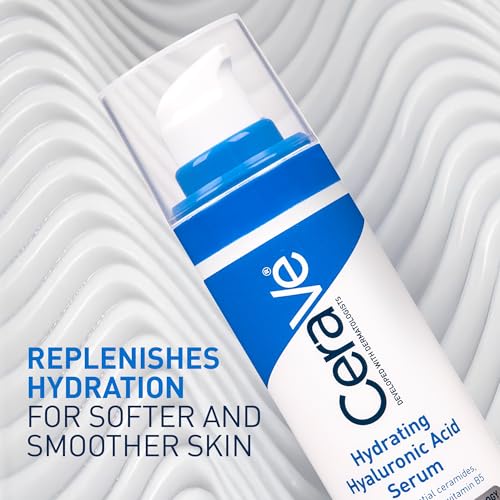 CeraVe serum textura gel hidratante para rostro, sensación ligera y de rápida absorción.