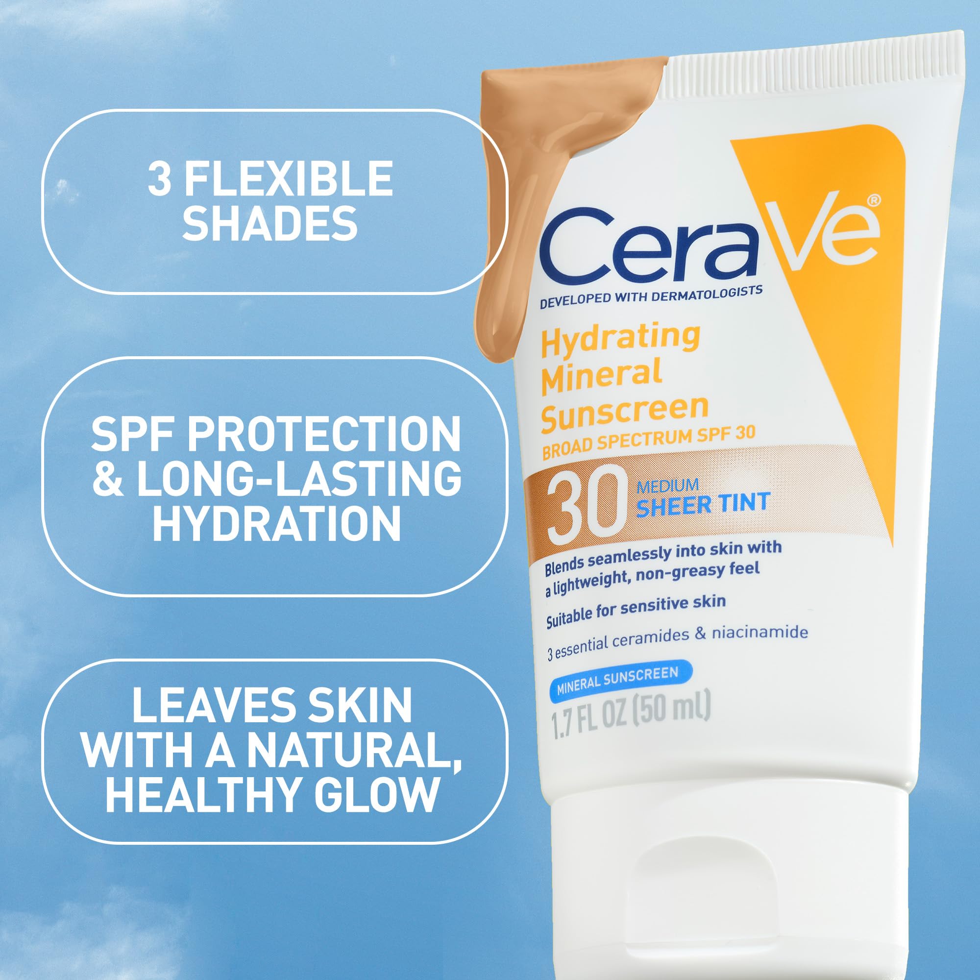 CeraVe sin aceite y no comedogenico, ideal para piel mixta