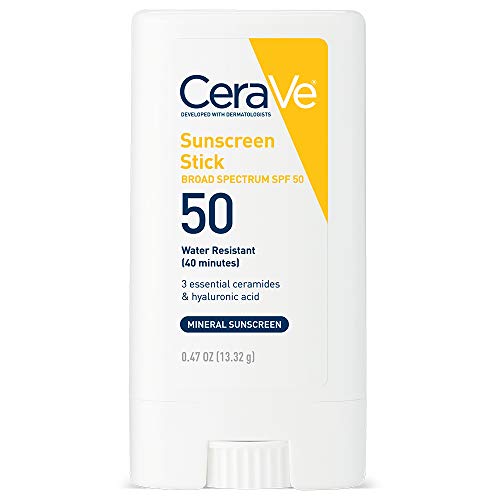 CeraVe Stick Solar Mineral con ceramidas, soporte a la barrera cutánea.