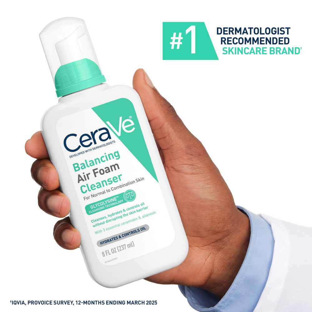 CeraVe Glycolysine: tecnología de limpieza que atrapa grasa.