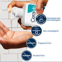 CeraVe gel que se transforma en espuma suave para piel limpia