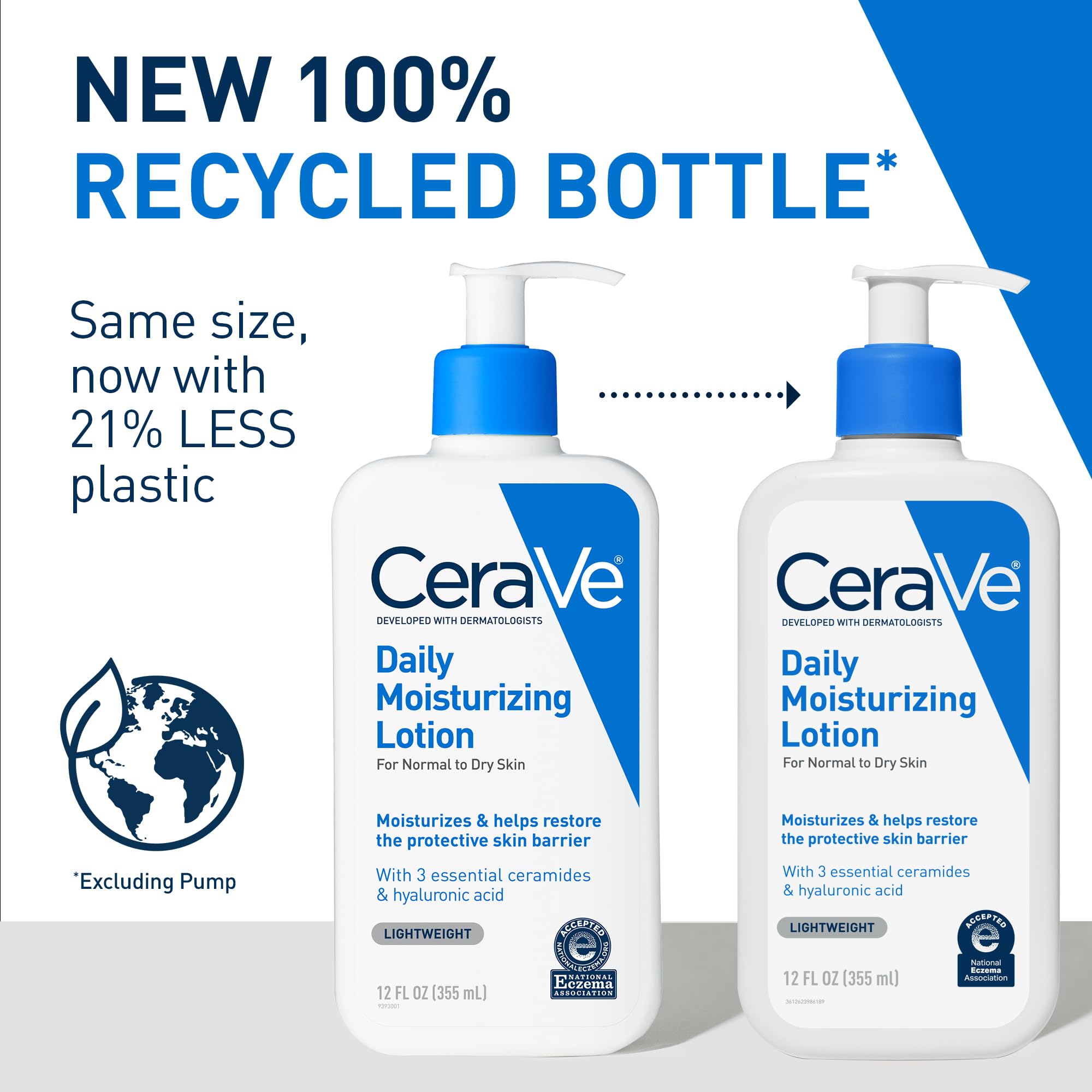 Textura ligera de CeraVe con hidratación de 24 horas.