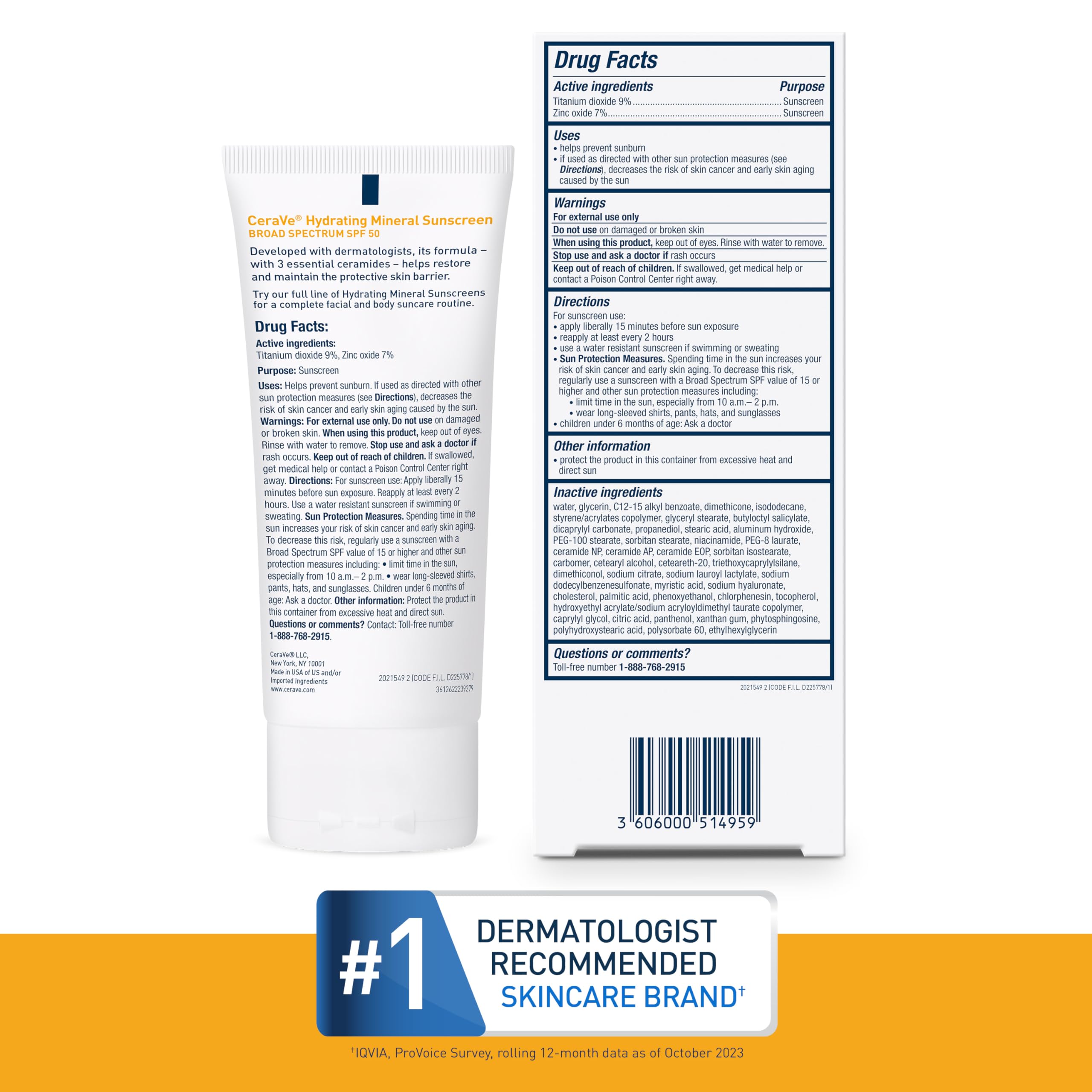 Envase de viaje 2-5-oz para llevar de CeraVe.