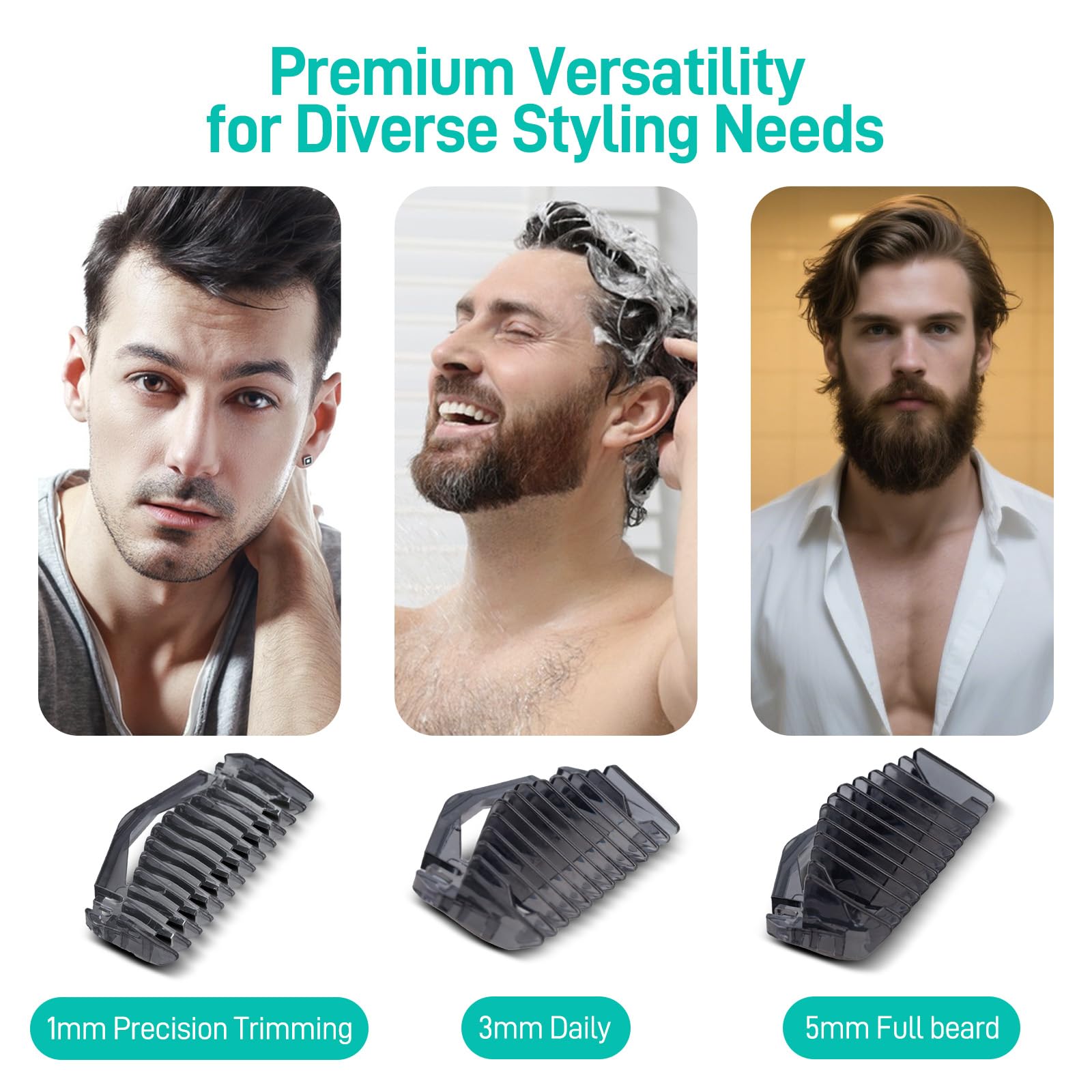 CERCGVEL OneBlade guide 5mm for fuller beard styling