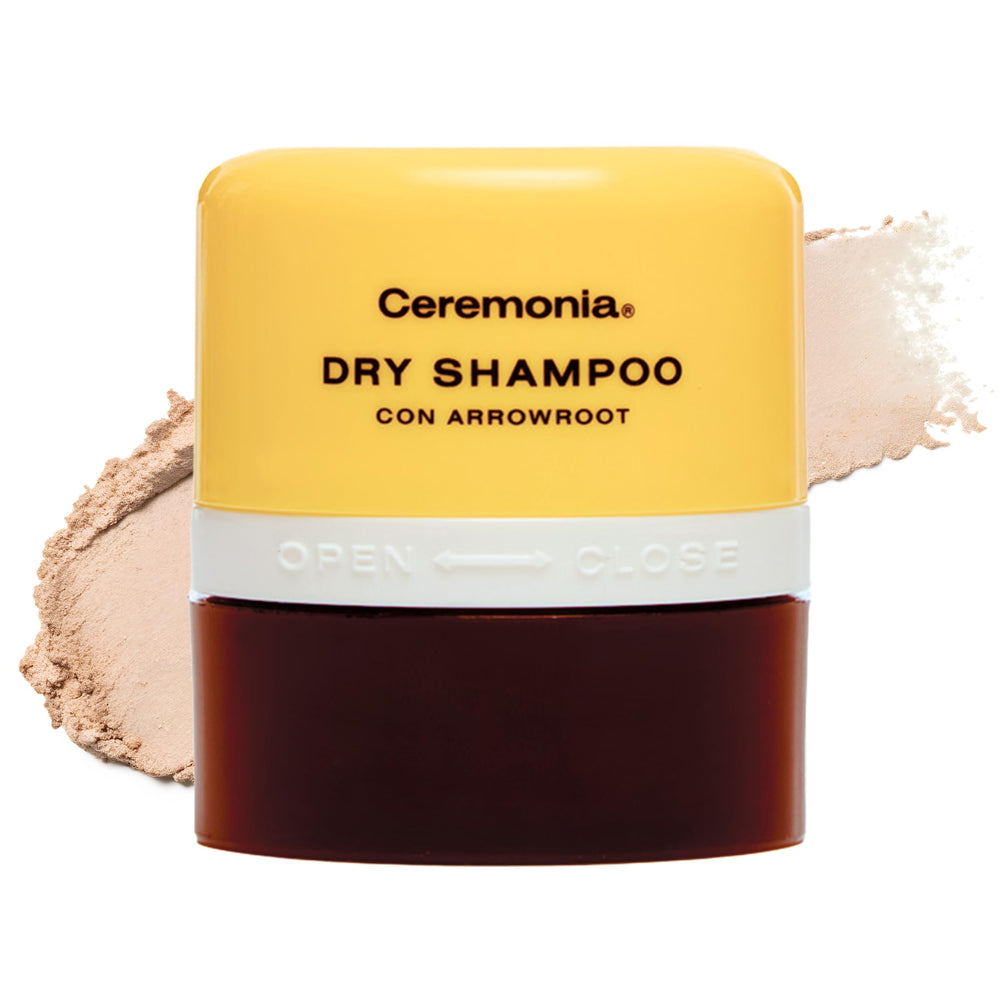 Ceremonia dry shampoo pouf twist and apply for precise oil control
