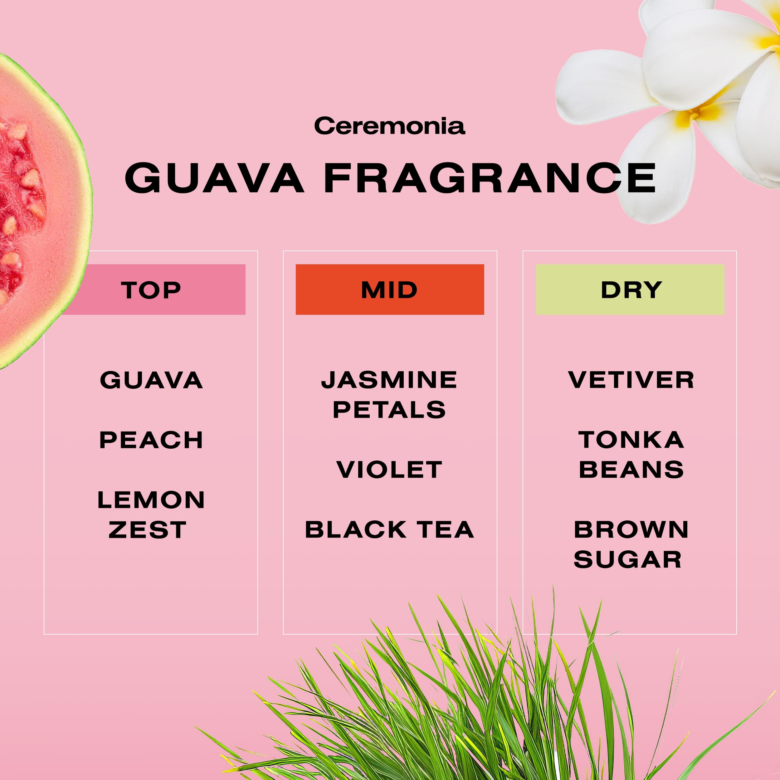 Tamarind ingredients in Ceremonia Guava Leave-In Conditioner for moisture delivery.