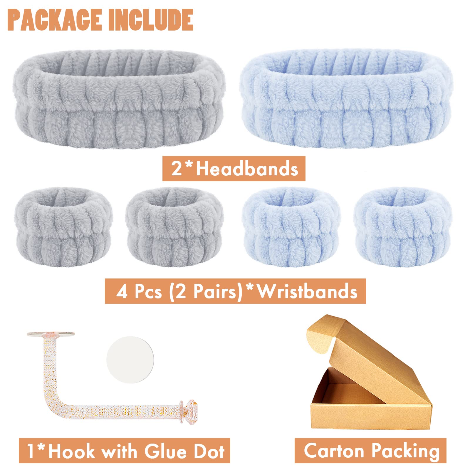 CERETIA pulseras de microfibra absorbentes para evitar salpicaduras
