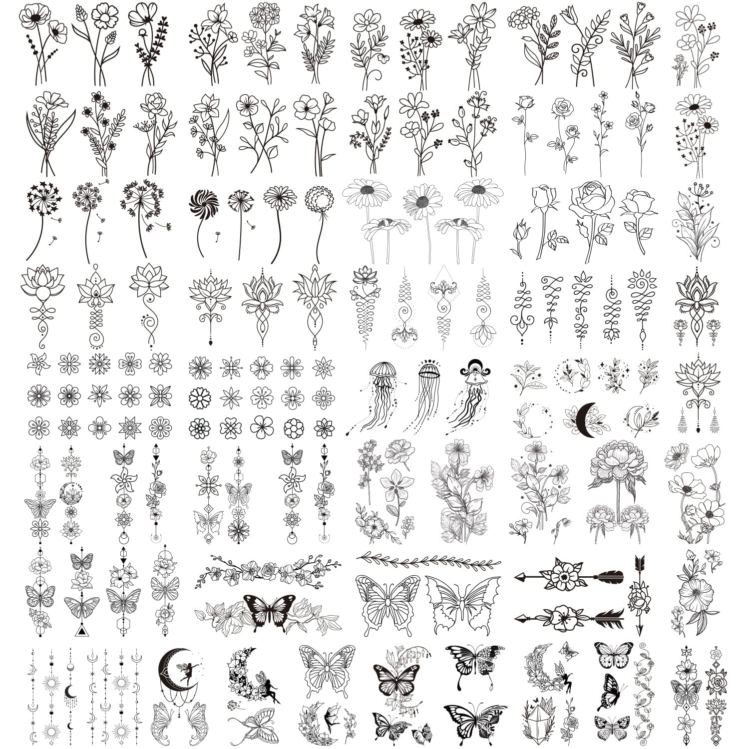 Cerlaza 100-sheets pack displayed flat for design variety.
