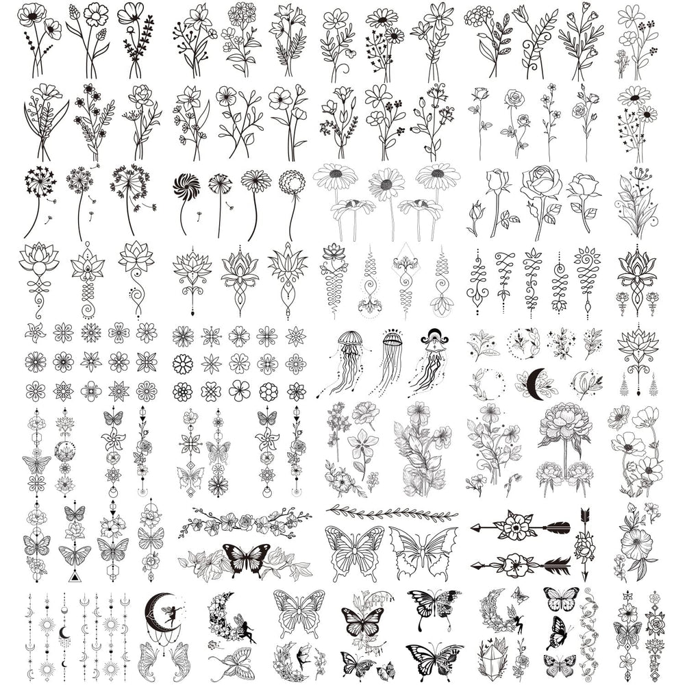 Cerlaza 100-sheets pack displayed flat for design variety.