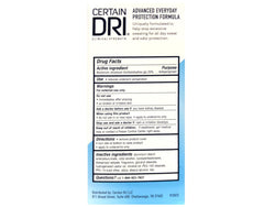 Certain Dri A.M. Solid, barra desodorante-fragancia-fresca, protección del olor.
