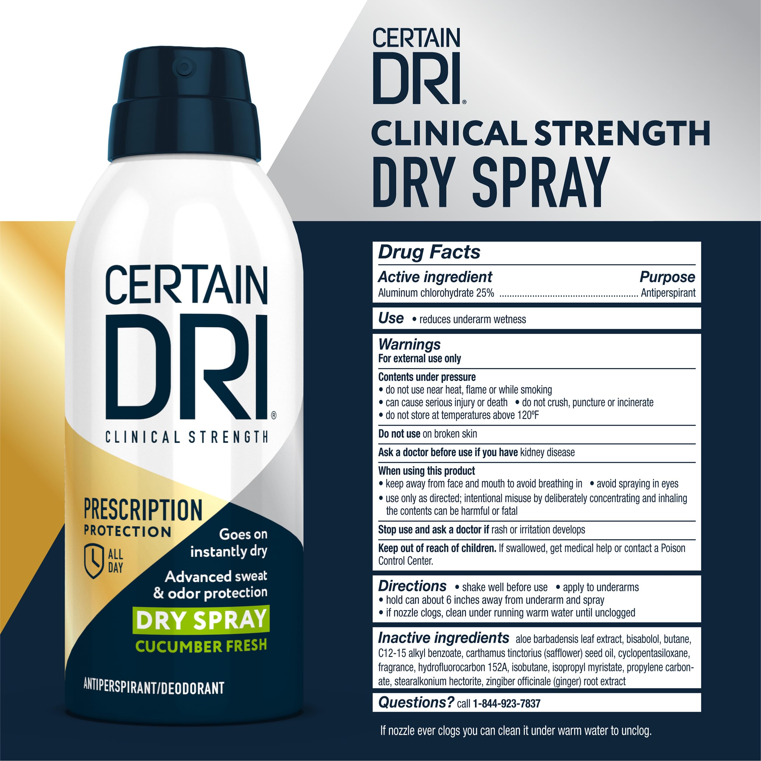 Certain Dri aplicación nocturna recomendada: empieza el día seco y cómodo.