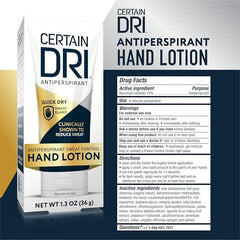Certain Dri aplicación rápida no grasa: se absorbe rápido para manos secas.