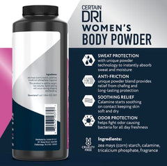 Triple-action formula image highlighting sweat absorption and moisture control