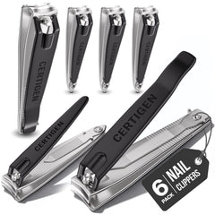 CERTIGEN toe clippers from set enable precise toenail trimming.