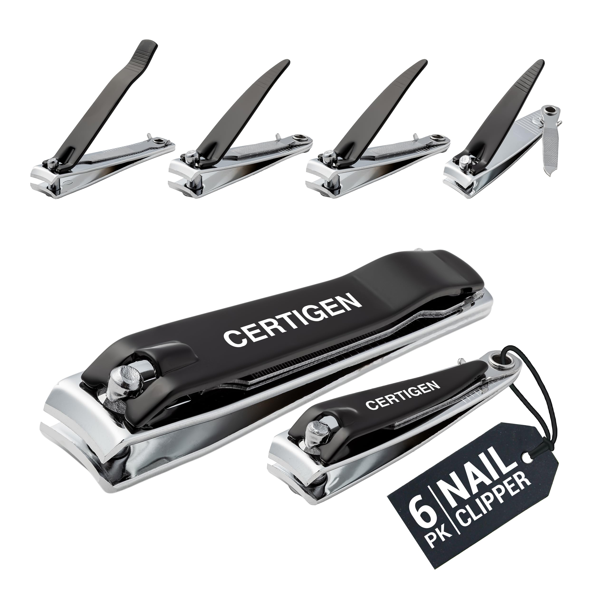 CERTIGEN travel kit-ready nail clippers for on-the-go care.