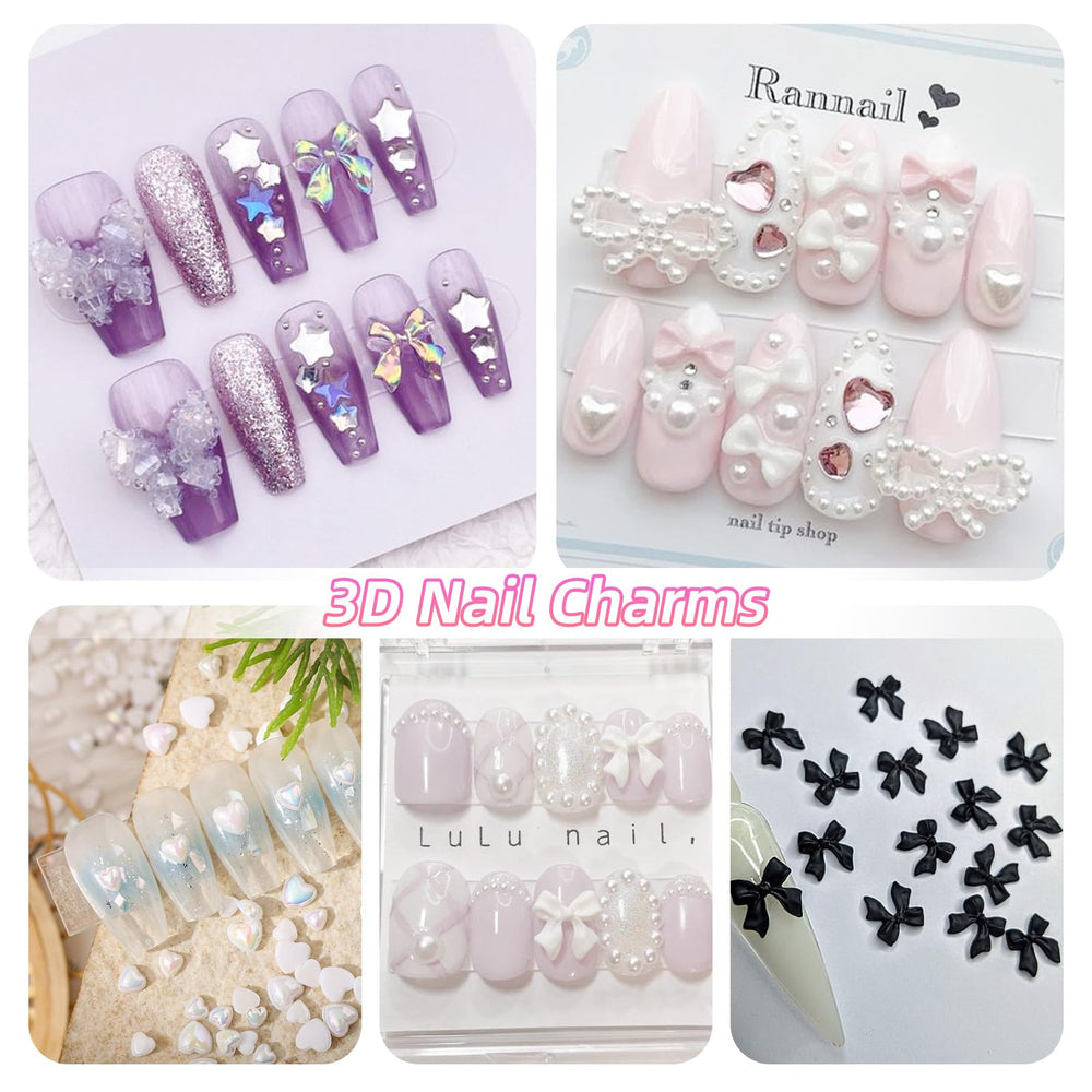 CESUSME easy-apply nail gems and charms for fast nail art.