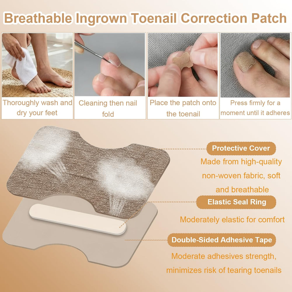 CESWEIAR non woven patches close up showing soft material and irritation-free wear