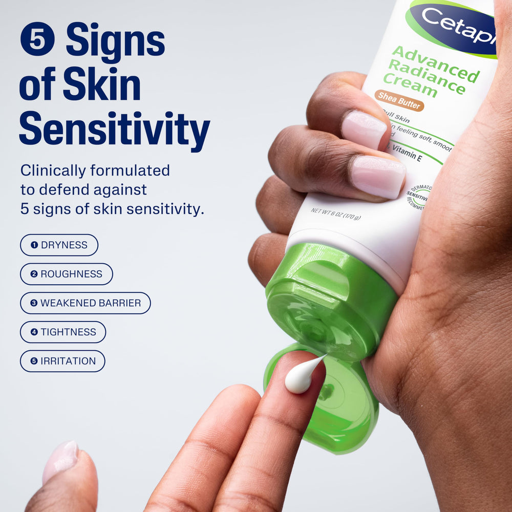Cetaphil Advanced Radiance Aceite Cartamo, ingrediente clave para nutrición de la piel.
