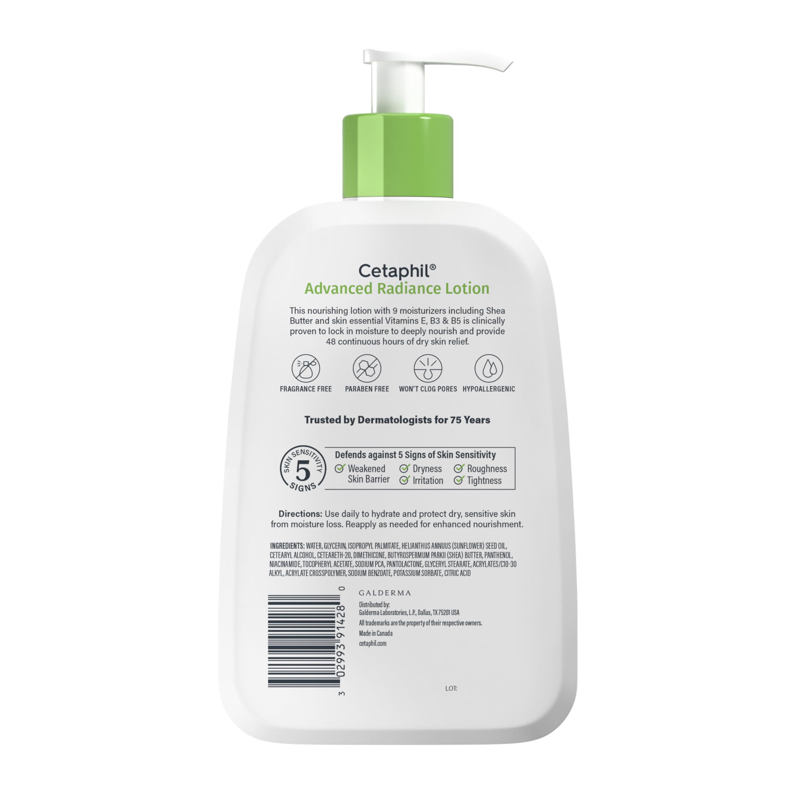 Gentle, hypoallergenic formula shown on diverse skin.