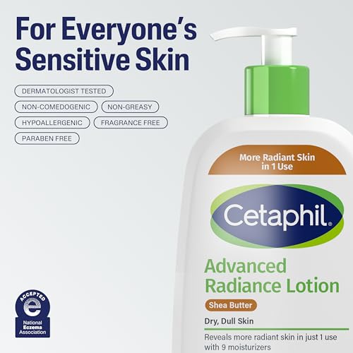 Radiant-skin closeup after application suggests improved texture.