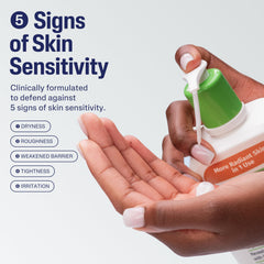 Texture spread on forearm highlights long-lasting hydration and glow.