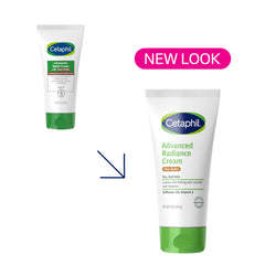 Cetaphil Advanced Radiance Textura Crema, crema densa de aplicación suave.