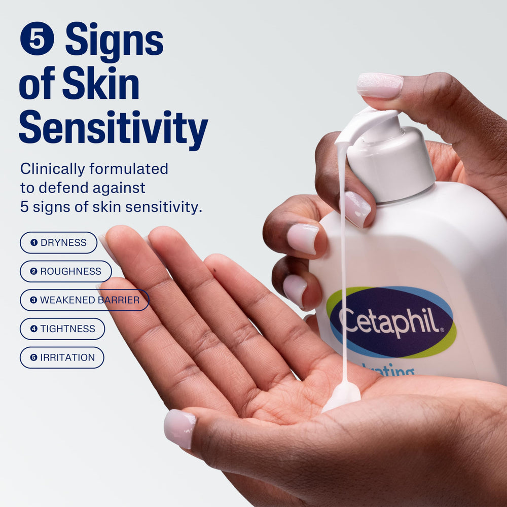 Cetaphil Aloe Prebiótico: calmante durante la limpieza para piel sensible.
