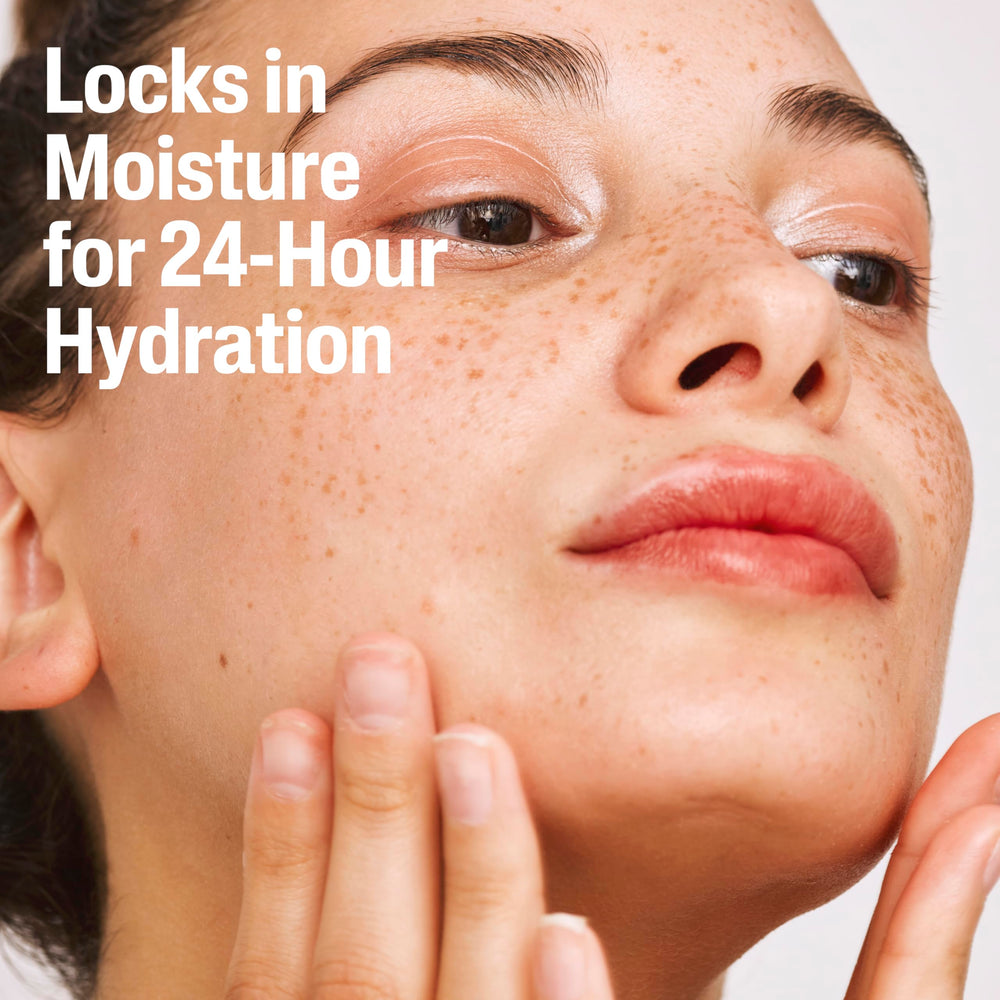 Cetaphil aplicación eficiente bajo maquillaje para base humectante.