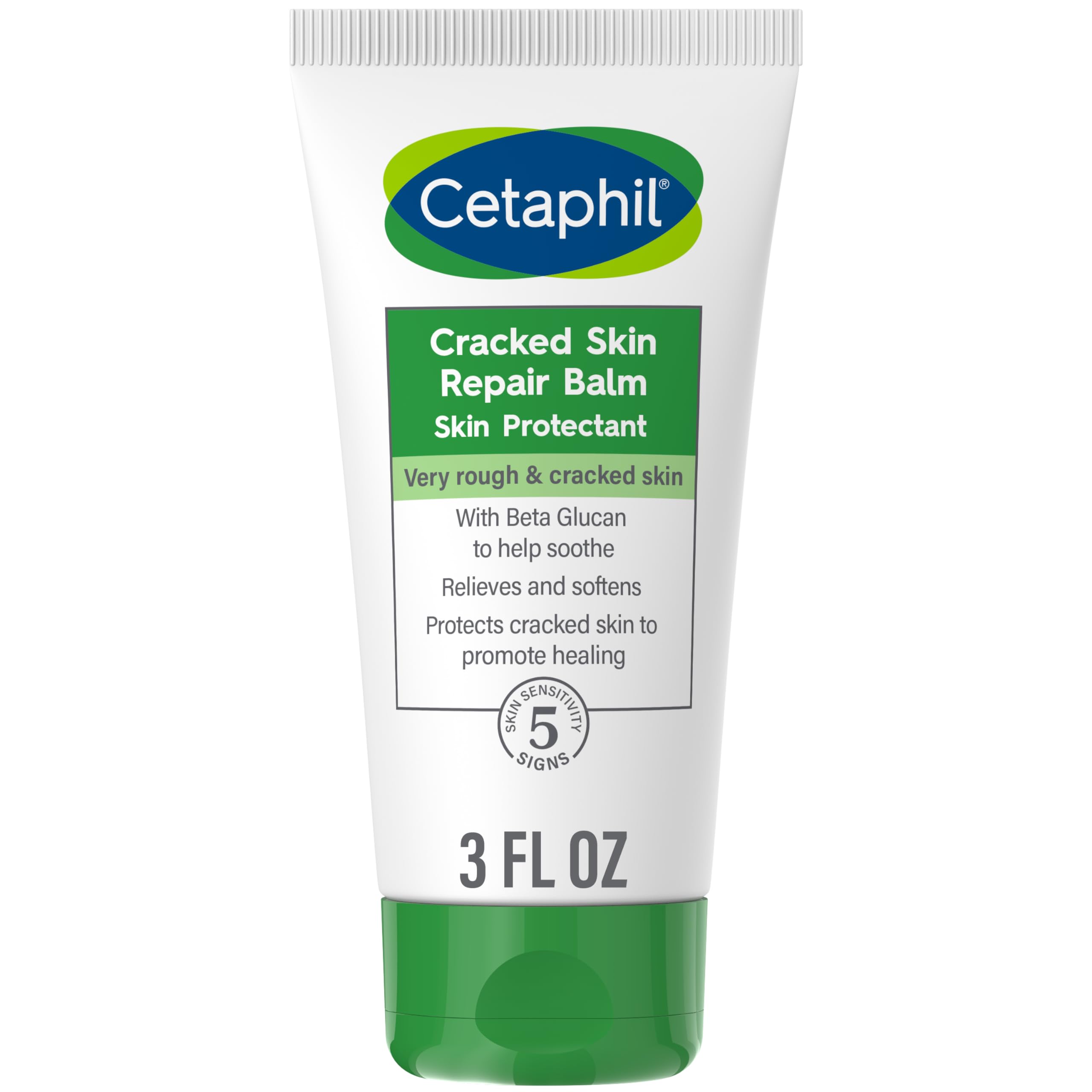 Cetaphil Balm Reparador, frasco visible, alivia grietas profundas y hidrata piel seca.