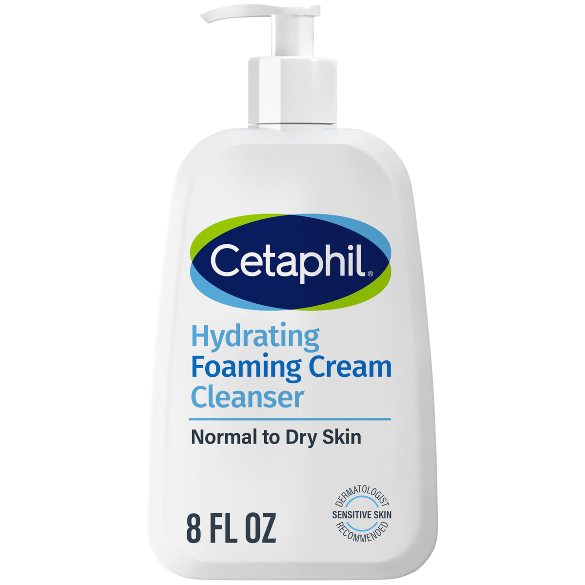 Cetaphil Crema a Espuma Facial en envase: limpia y mantiene hidratación.