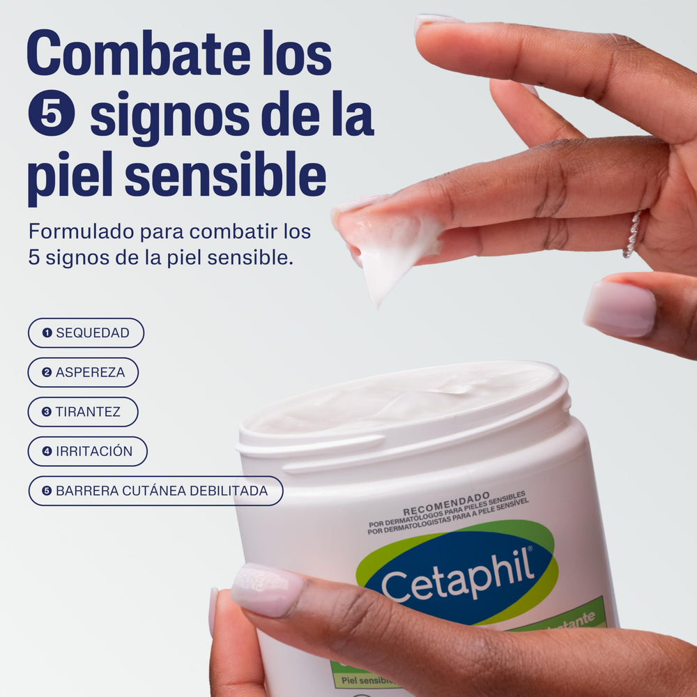 Cetaphil fórmula con aceite de almendra dulce y vitamina E, nutriente para la piel.