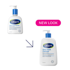 Cetaphil Daily Facial Cleanser foaming pump releasing cleanser for balanced oil control.