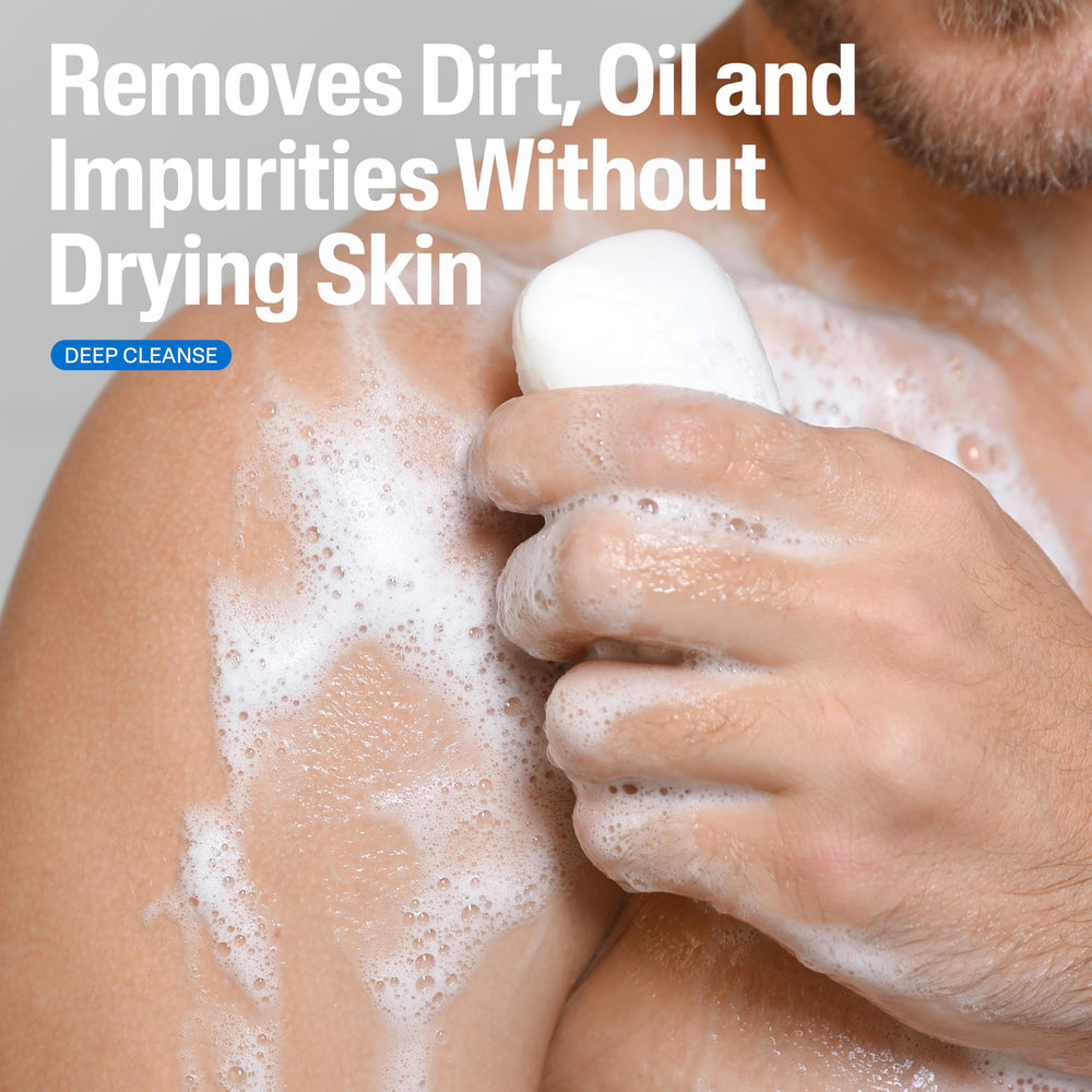 Cetaphil Deep Cleansing Bar fragrance-free design for irritation-free cleansing