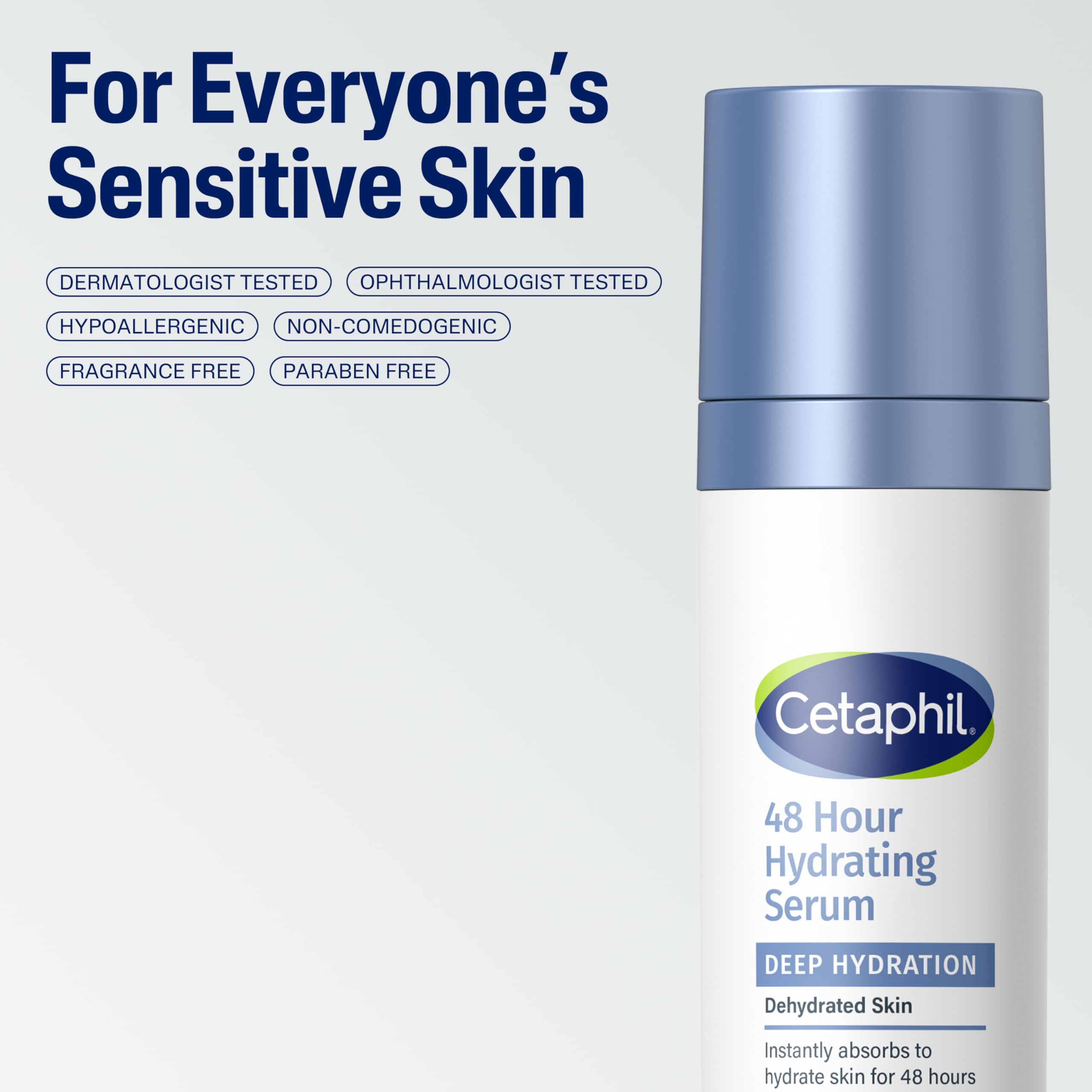 Vitamina B5 ayuda a calmar y revitalizar la piel con Cetaphil.