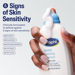 Cetaphil etiqueta sin fragancia apta para piel sensible.