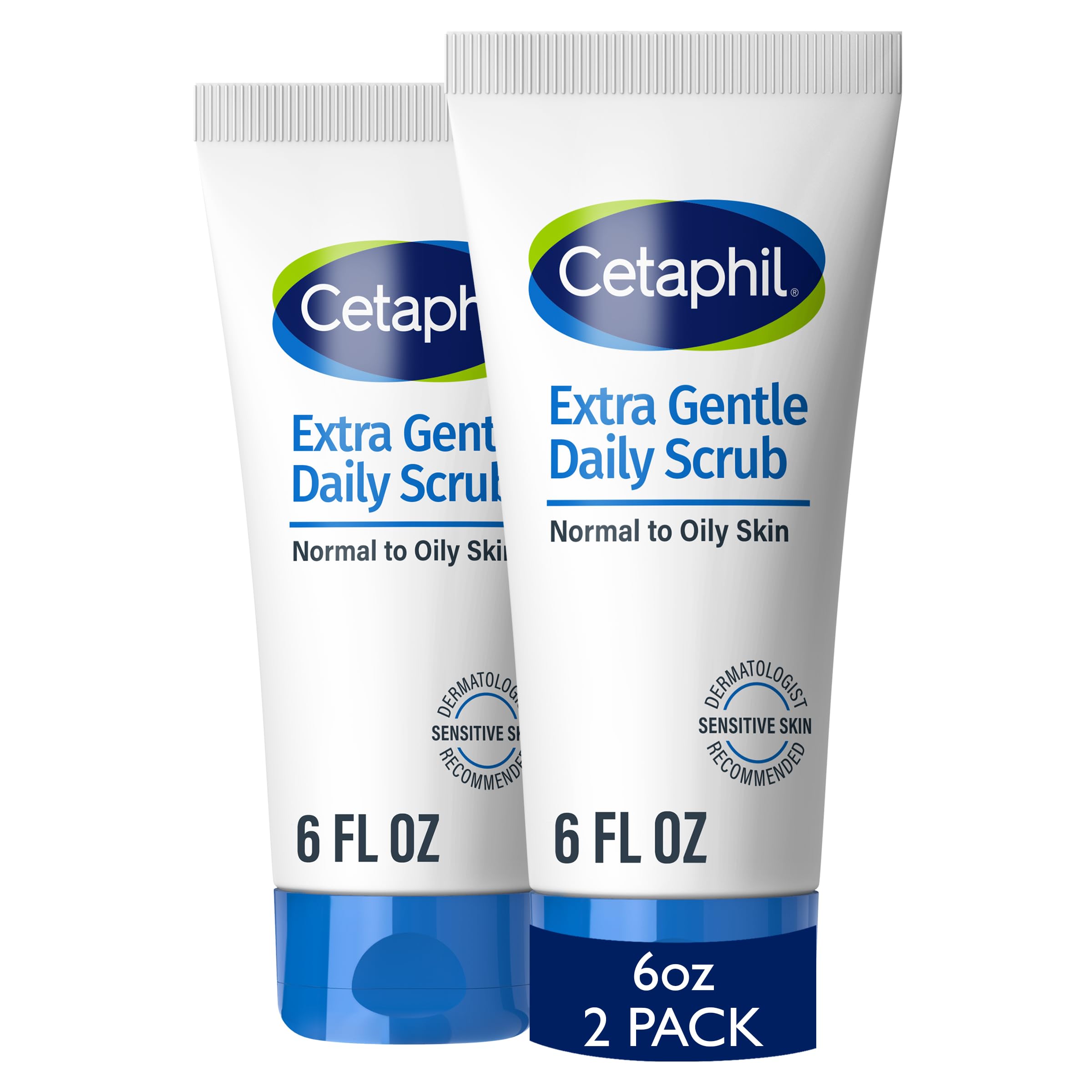 Cetaphil Exfoliating Face Wash bottle front for sensitive skin