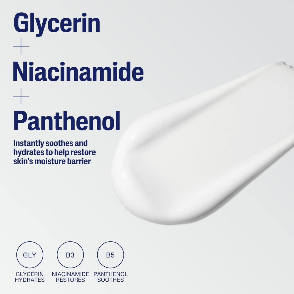 Fórmula hipoalergénica y no comedogénica de Cetaphil.