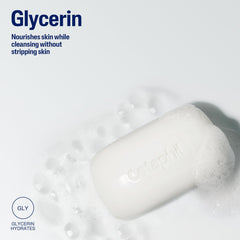 Cetaphil Gentle Cleansing Bar – glycerin-rich formula helps maintain skin moisture.