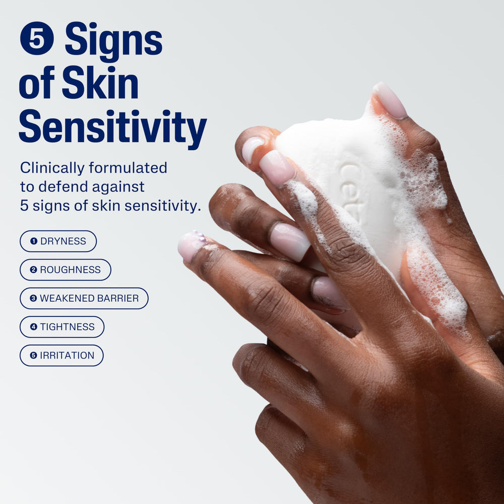 Cetaphil Gentle Cleansing Bar – compact packaging options vary.