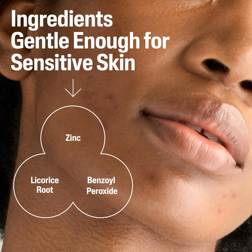 Cetaphil Gentle Clear fragrance-free formula label on bottle